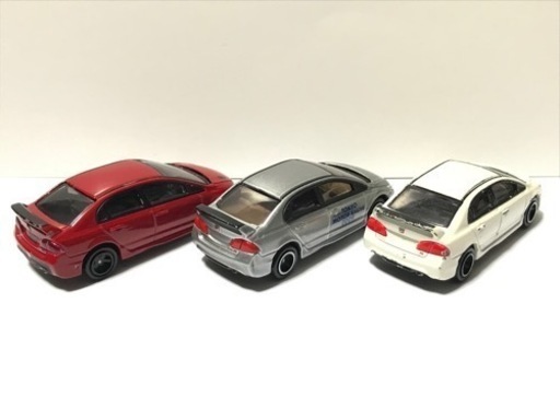 【他サイトにて売り切れ】【絶版レア】トミカ ホンダシビックタイプR 3台セット