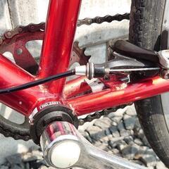 ピストバイク風カスタム自転車 ママチャリピスト 固定ギアの画像