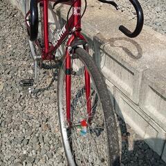 ピストバイク風カスタム自転車 ママチャリピスト 固定ギアの画像