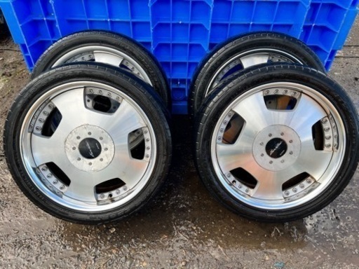 最終値下げ！引き取り限定！workユーロライン19インチ６穴！245/40/19 4本