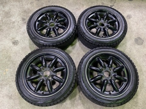 ワタナベ 14インチ PCD100 4穴 ピレリスタッドレス付き 中古 4本セット 最終値下げ