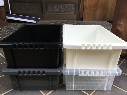 まとめ売り　メダカ飼育用　中古NVボックス３８箱　オーバーフロー用に改良済み品 メダカ飼育容器 NVボックス#13 各色（入手困難な白・グレーも有り