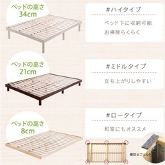 ※ 取引中【すのこベッド - size ダブル】の画像