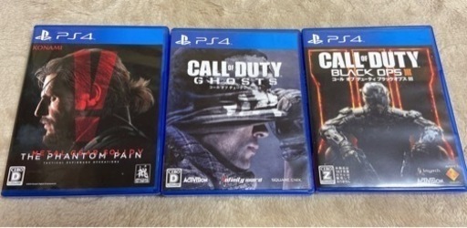 PS4ゲーム 3本セット メタルギア COD×2