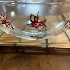 未使用　金魚の器　小鉢　皿　昭和レトロ 金魚妻の画像
