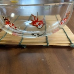 未使用　金魚の器　小鉢　皿　昭和レトロ 金魚妻の画像