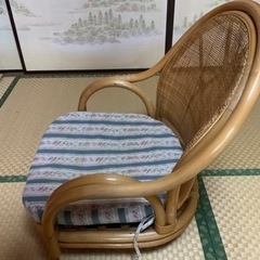 座椅子　座布団付き　直接渡し希望 横56、奥行き68、高さ60センチ の画像