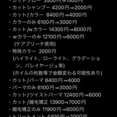 ヘアモデル募集