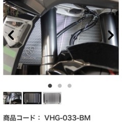 【美品】トリックスター　ラジエターコアガード　ブラックメッキ　N...