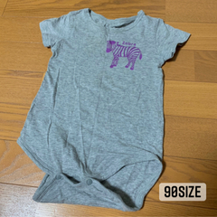 Zebra 半袖 ロンパース 90size