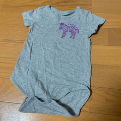 Zebra 半袖 ロンパース 90sizeの画像
