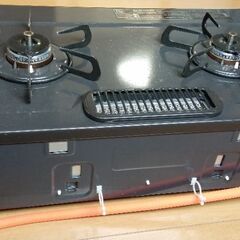 パロマ　グリル付きテーブルコンロ　プロパンガス　2021年購入の画像