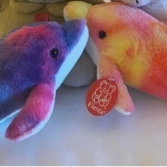 無料　イルカのぬいぐるみ　2匹