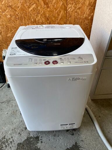 W1001　シャープ　洗濯機　2011年　5.5ｋｇ