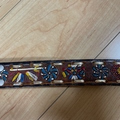 バックル 革ベルトの画像