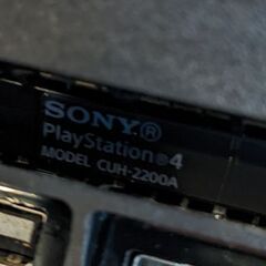 PS4 CUH-2200A B01 500GB ブラックの画像