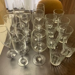 【無料】グラス　コップ　ワイングラス　シャンパングラスの画像