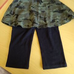 🌠新品🌠迷彩柄スカート付レギンス サイズ160 タグつきです。