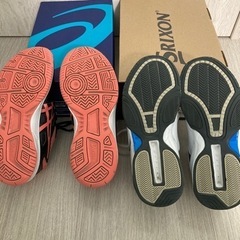 テニスシューズ　22.5cm、23.5cmの画像