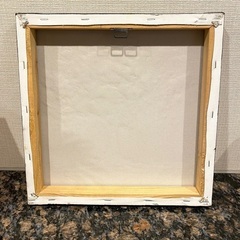アートパネル2点抽象画インテリアショップ購入の画像