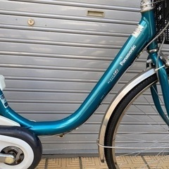 柔らかい パナソニック電動アシスト自転車 大量バッテリー8.9ah 自転車本体