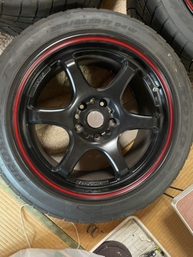 5ZIGEN R1R タイヤ付きホイール 235/45/17 9j 35 114.3 5 プロレーサー