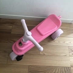 希少！ピンク★ ピープル 公園レーサー 三輪車 バイク 乗り物 の画像