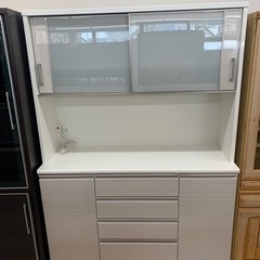 極美品　ニトリ　キッチンボード(Nポスティア140KB WH