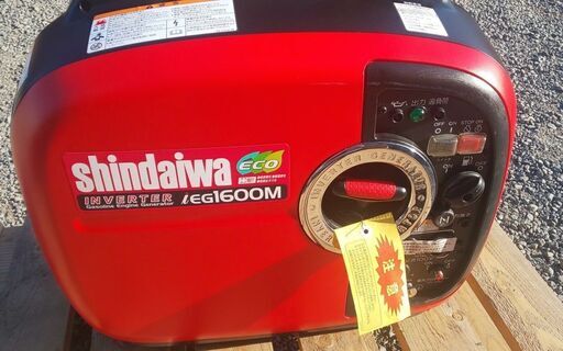 新ダイワ インバータガソリンエンジン発電機iEG1600M-Y　程度良好　送料無料