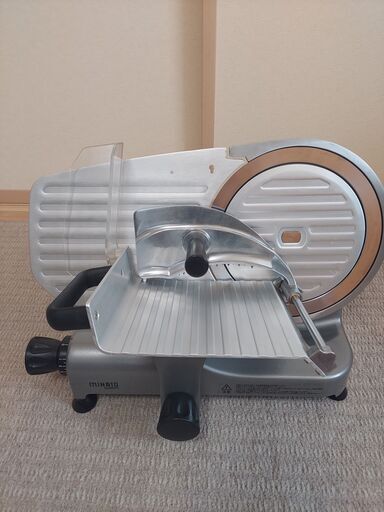 ★美品★ ミナト電機工業　業務用ミートスライサー PMS-250F (高品質イタリア製回転刃/250mm）購入金額４１８００円
