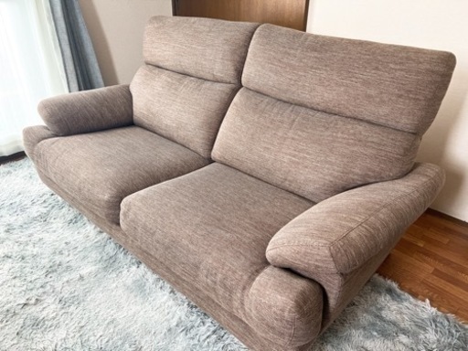 【6月20日まで！！】ソファ(色:ブラウン)