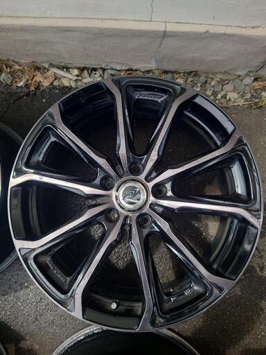 値下げ!RAYS レイズ VERSUS ベルサス BLACK LABEL Chrysaor クリサオール 18インチ 7J＋55 5H 114.3 アルミホイール【 4本セット 】