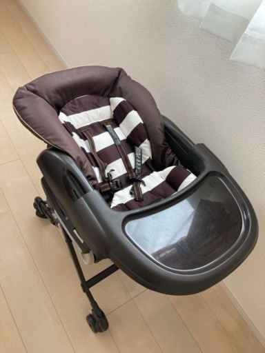 ネムリラ　オートスイング　ロッタ　ブラウン　ハイローチェア