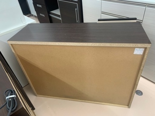 極美品　ローチェスト(ニーズ3 120LC MBR/DBR)４段チェスト　レール付き