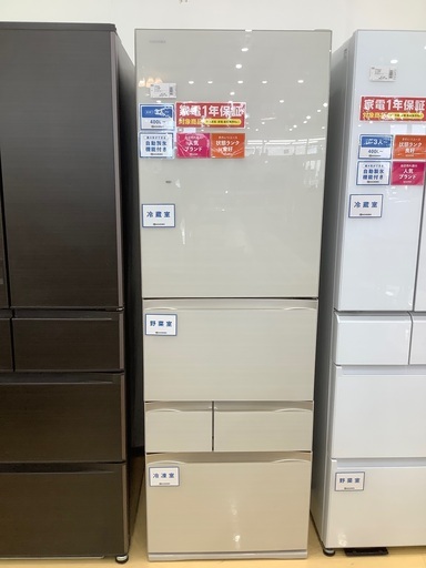 5ドア冷蔵庫　TOSHIBA