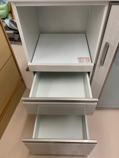 極美品　ニトリ キッチンカウンター ポスティア 90 ホワイト ハイカウンター/キッチンボード/レンジボード NITORI