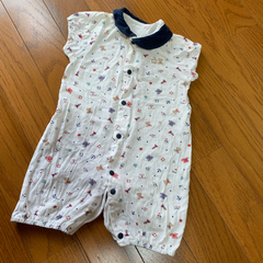 半袖 ロンパース 50〜60sizeの画像