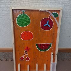 手作りコリントゲーム フルーツ柄