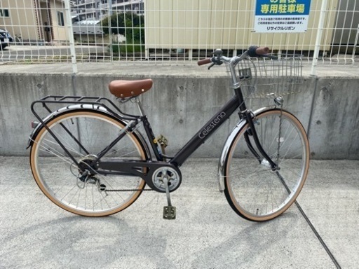 27インチ 6段 中古 自転車 シティサイクル 学生 通勤 通学