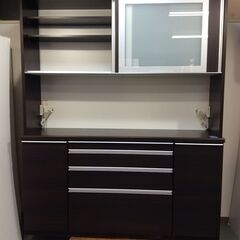 (10/1受渡済)JT4363【松田家具 食器棚 幅170cm】...
