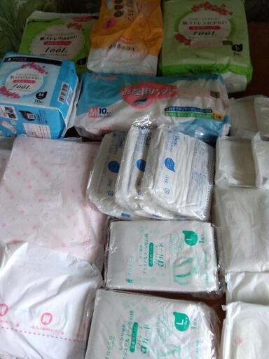 出産用品たくさん