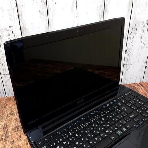 【動作確認済】FUJITSU ノートPC AH-53/M SSD 480GB intel Corei7-4702MQ 2.20GHz‐3.20GHz 15.6インチ メモリ 8GB パソコン