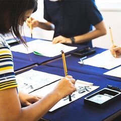 字が上手くなりたい人、字を書くのが好きな人必見！気軽に始める書道　基本点画レッスンの画像