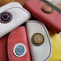革製品を作ってみませんか？可愛くてじょうぶな革の小銭入れを作れます♪の画像