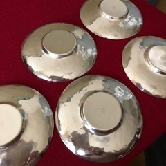 【未使用品】開新堂　茶托　小皿　５枚　の画像