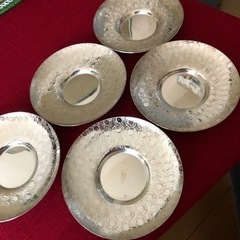 【未使用品】開新堂　茶托　小皿　５枚　
