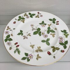 【レガストック川崎本店】WEDGWOOD　ウェッジ ウッド ワイルド ストロベリー プレート　27ｃｍ　①の画像