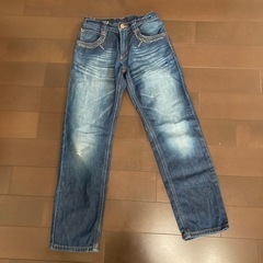 EDWINダメージデニム140センチの画像