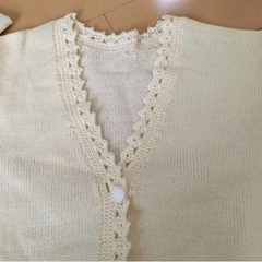 ハンドメイド　お上品なカーディガン　Sサイズの画像