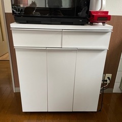 (予約済み)6月渡し　キッチン台＋ゴミ箱付き